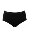 Nina von C dames Heupslip biologisch katoen - Zwart en wit dames midi slip - katoenen ondergoed dames