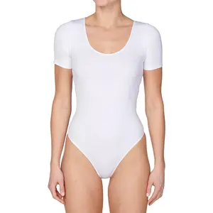 J&C string body-bodystocking korte mouw dames / Ronde hals