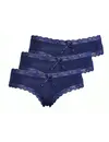 J&C dames string / hipster 3-pack kant 1610/1604 - Kanten ondergoed - Kanten ondergoed - Microfiber