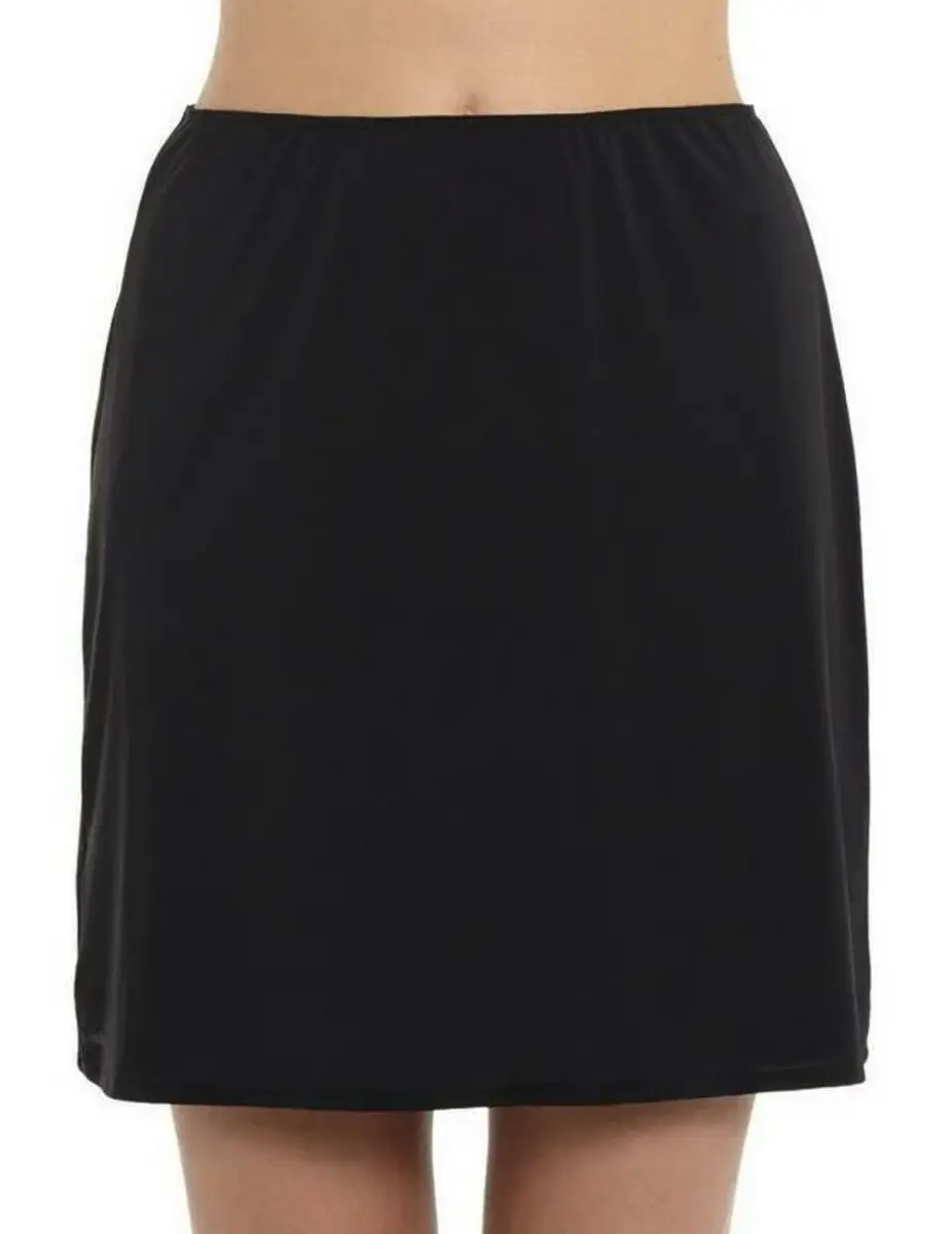 J&C gladde onderrok dames 50 cm - Wit, zwart, huidskleur J&C gladde onderrok dames 50 cm - Wit, zwart, huidskleur