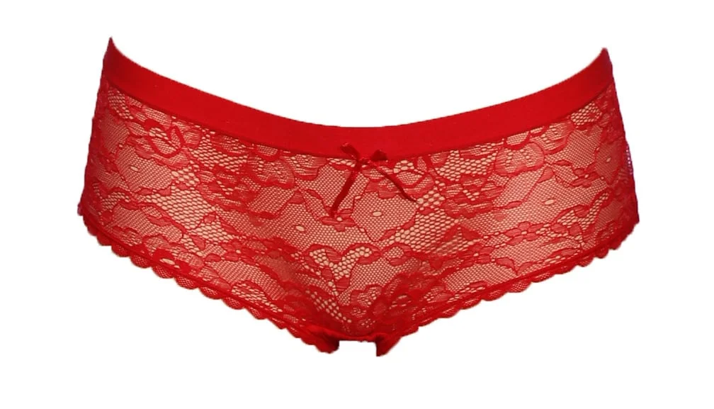 J&C dames microfiber hipster met kant