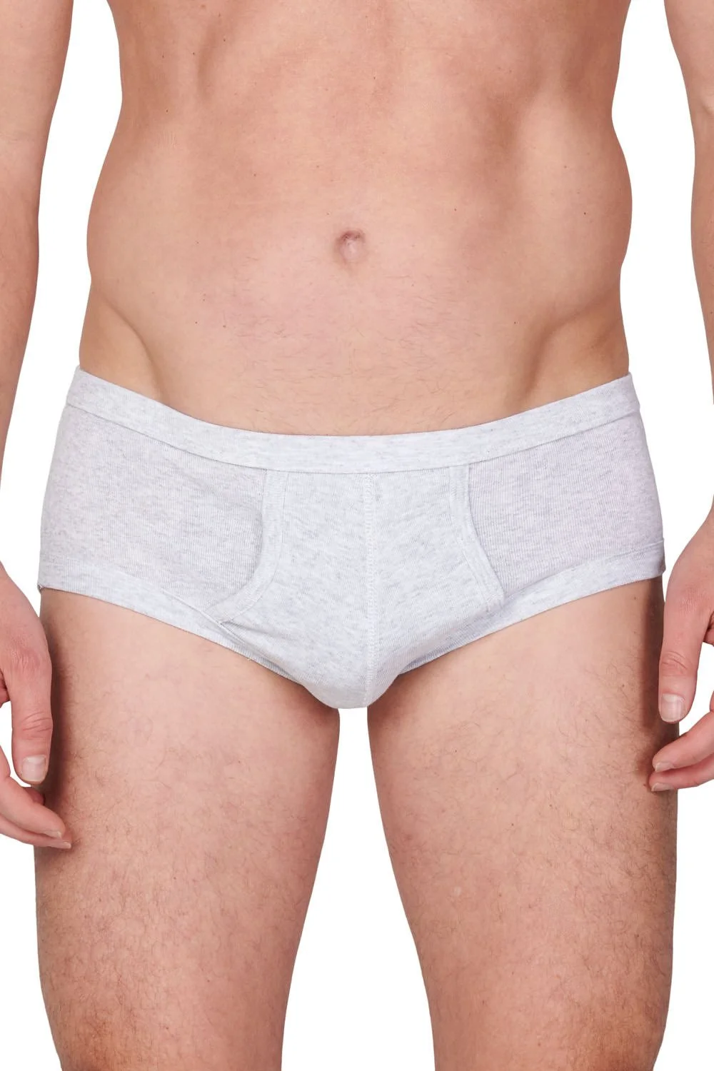 HL-tricot heren slip met gulp, Flatlock