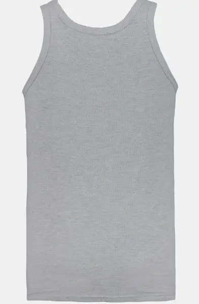 HL-tricot heren hemd / Singlet heren grijs - Onderhemd mannen naadloos - 100% katoen HL-tricot heren hemd / Singlet heren grijs - Onderhemd mannen naadloos - 100% katoen