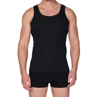 HL-tricot heren onderhemd zwart HL-tricot heren onderhemd zwart