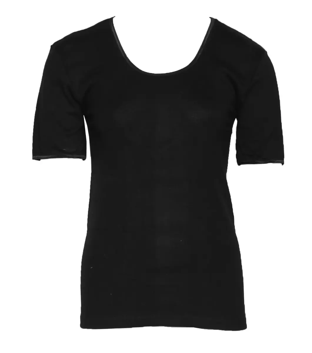 HL-tricot dames T-shirt korte mouw Timeless - 100% katoenen vrouwen ondershirt - Naadloos