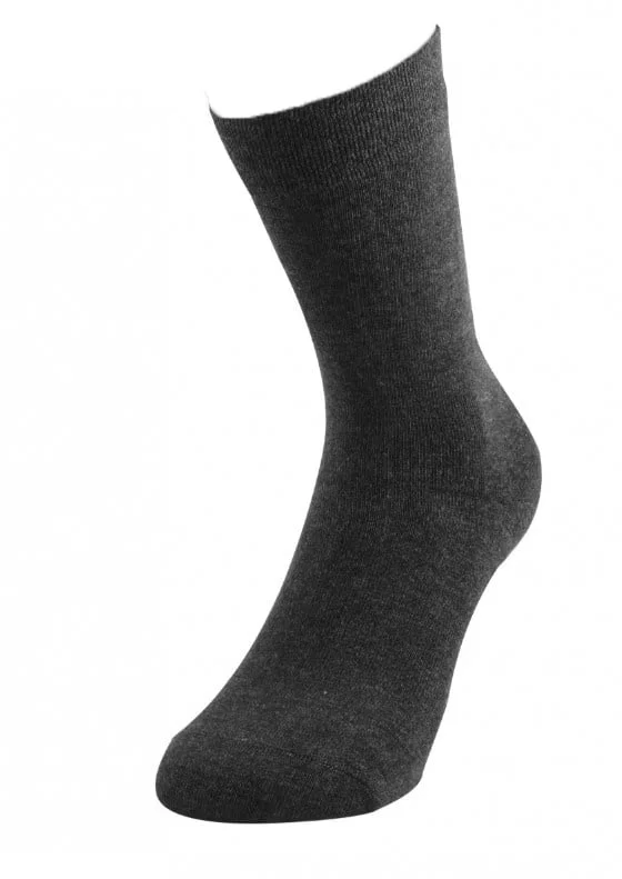 Boru Bamboo sokken - 1 paar - Hoge bamboe sokken, dames, heren - zwart, beige