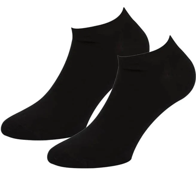 Boru Bamboo 2 paar korte sneaker sokken - Aansluitend - comfort - lage sokken