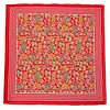 Boeren zakdoek Paisley rood 55 x 55 cm