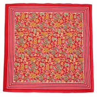 Boerenzakdoek Paisley rood 55 x 55 cm