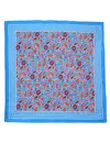 Boerenzakdoek Paisley blauw 55 x 55 cm