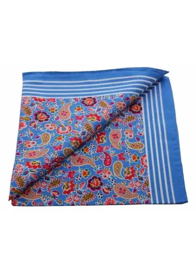 Boerenzakdoek Paisley blauw 55 x 55 cm Boerenzakdoek Paisley blauw 55 x 55 cm