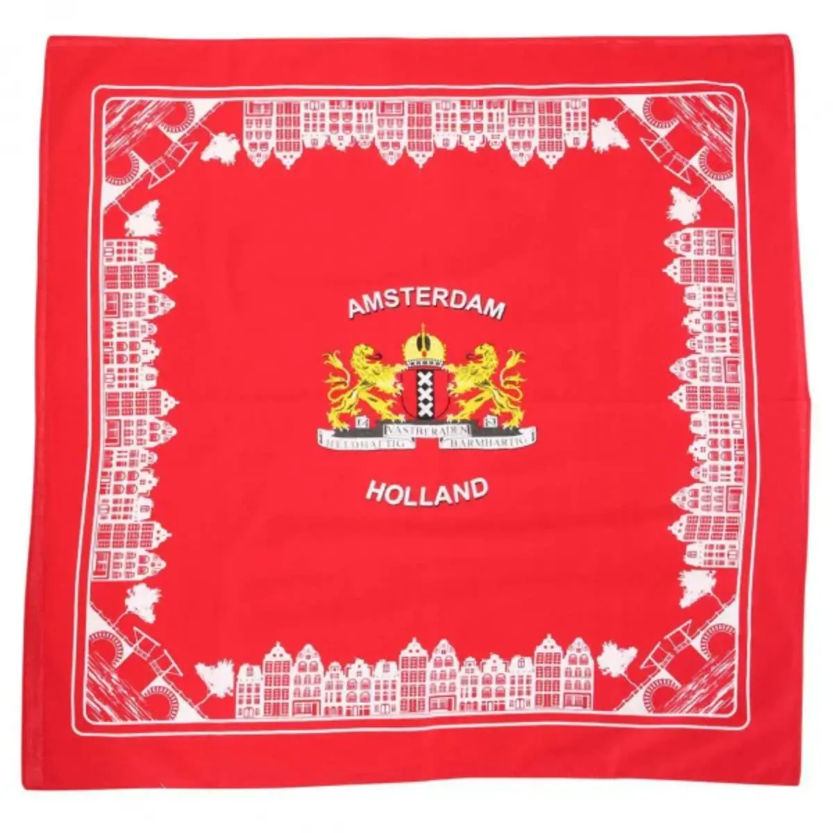 Boerenzakdoek Amsterdam 56 x 56 cm - Rode zakdoek