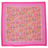 Boeren zakdoek Paisley Roze 55 x 55 cm