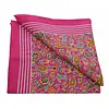 Boeren zakdoek  Paisley Roze 55 x 55 cm