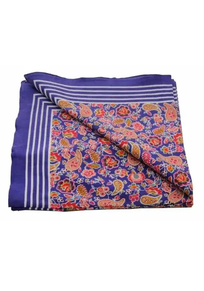 Boeren zakdoek Paisley paars 55 x 55 cm Boeren zakdoek Paisley paars 55 x 55 cm