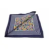 Boeren zakdoek  Paisley donkerblauw 55 x 55 cm