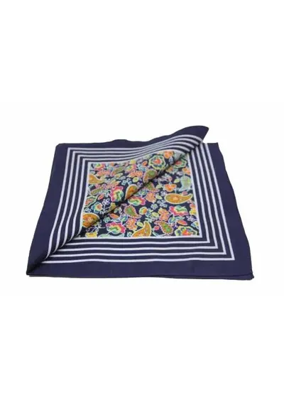 Boeren zakdoek Paisley donkerblauw 55 x 55 cm Boeren zakdoek Paisley donkerblauw 55 x 55 cm