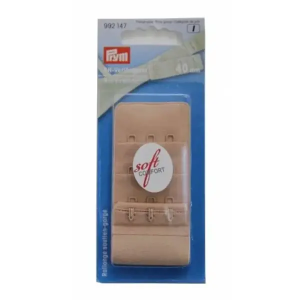 Prym BH verlengstuk 40 mm - 3 haakjes - Bh tussenstukje - Bh verlenger - breed Prym BH verlengstuk 40 mm - 3 haakjes - Bh tussenstukje - Bh verlenger - breed