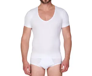 Beeren ondershirt heren diepe V hals Onzichtbaar
