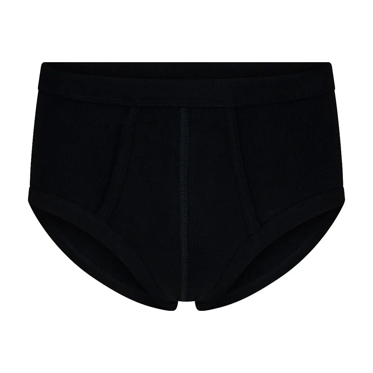 Beeren 2-pak heren slip zwart, M3000 - Met gulp - Ouderwets ondergoed - Beeren ondergoed heren