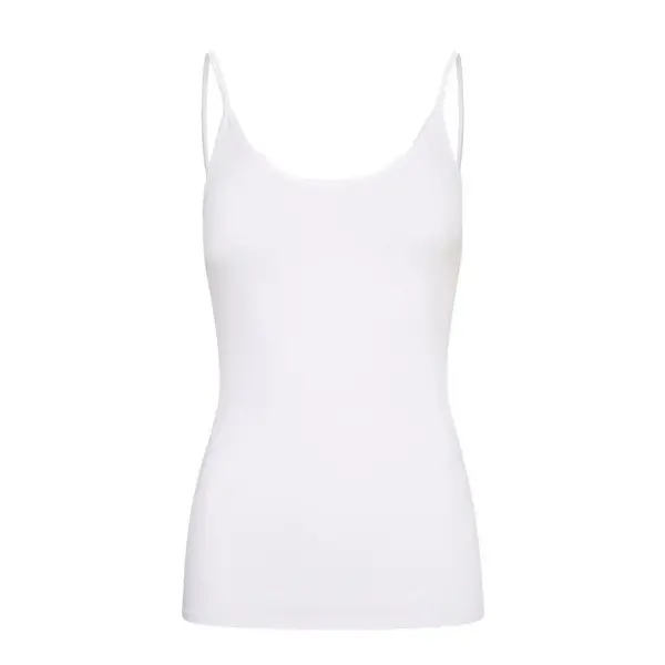 Beeren dames spaghetti hemd comfort feeling  - Katoenen onderhemd  wit, zwart  - Singlet smalle bandjes