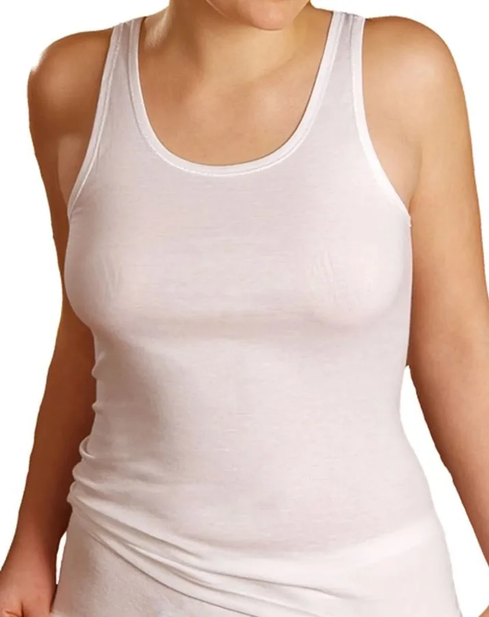 Beeren dames Comfort XL hemd - Grote maten - Dames singlet - wit, zwart