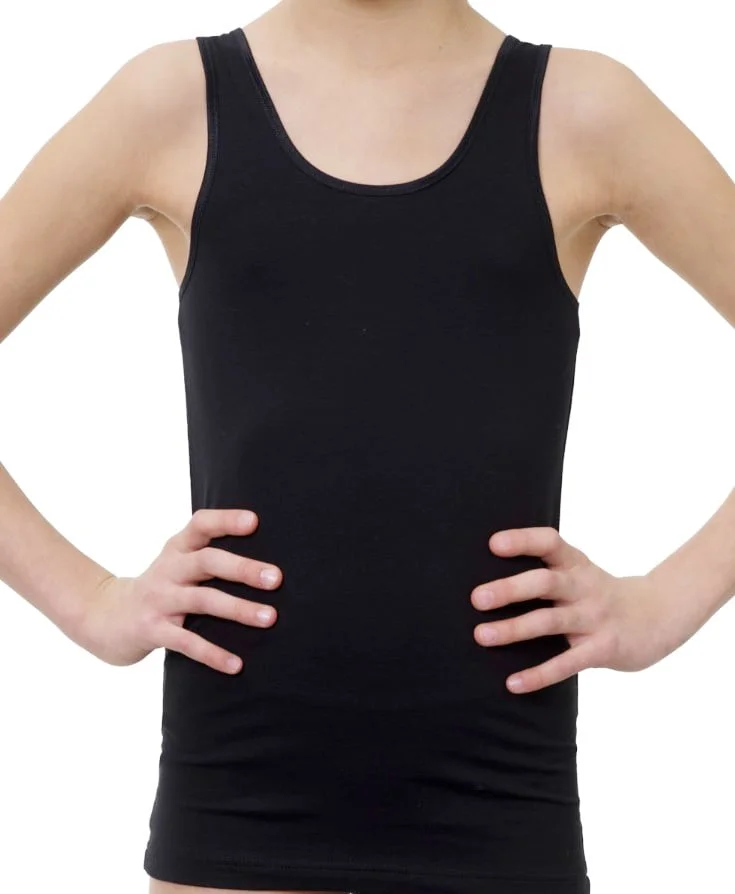 Beeren Comfort katoen meisjes hemdje brede band - Meisjes singlet katoen