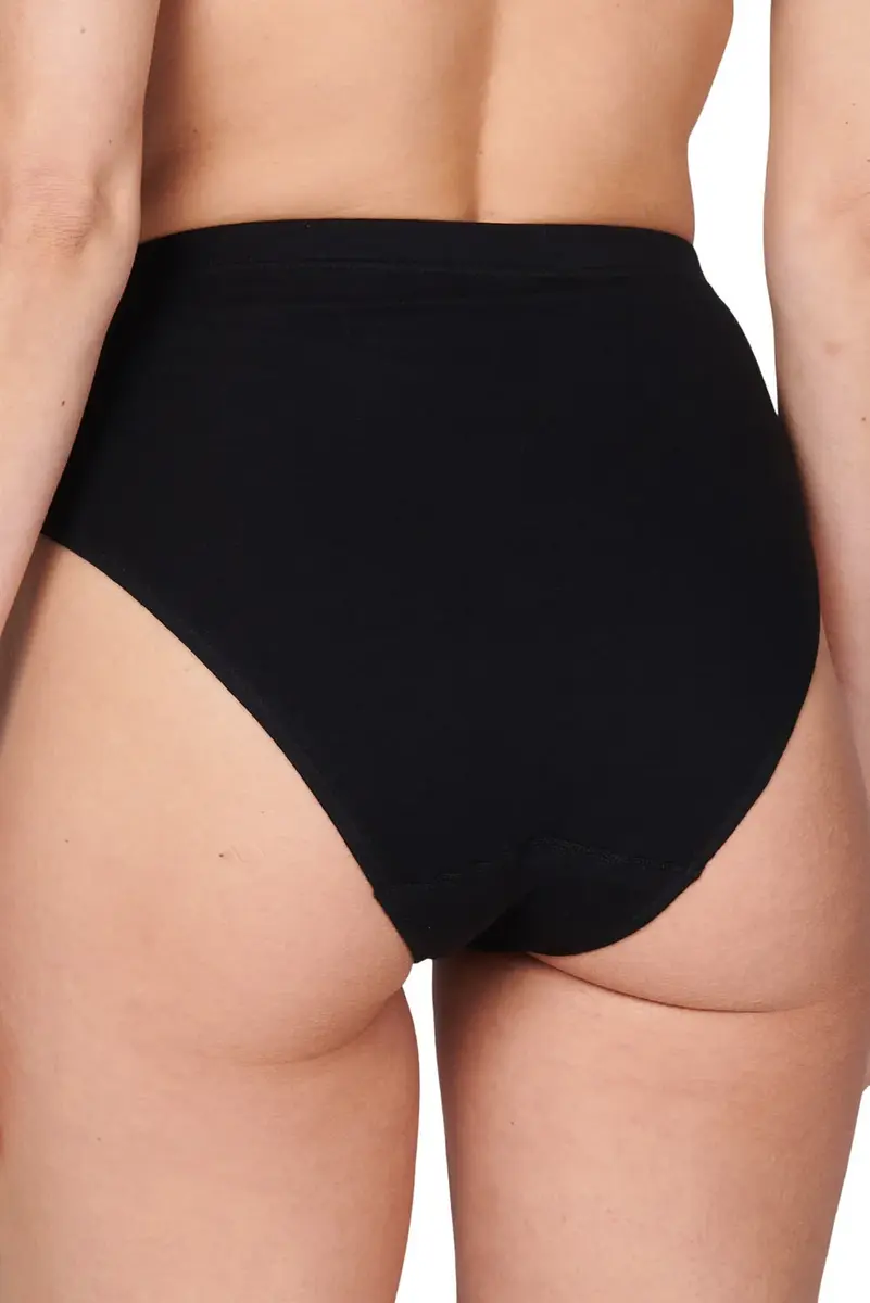 Avet dames High leg slip 3270 sport - Dames onderbroek - kanten ondergoed -badstof kruisje - wit en zwart Avet dames High leg slip 3270 sport - Dames onderbroek - kanten ondergoed -badstof kruisje - wit en zwart