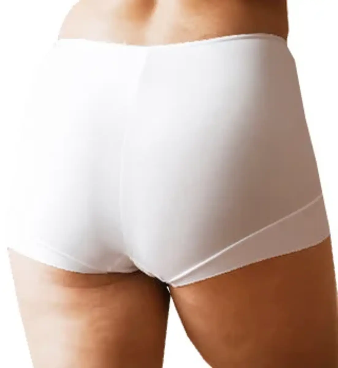 Avet dames boxershort katoen 38842 - Comfort short - katoenen ondergoed - wit -zwart - huidskleur - badstof kruisje