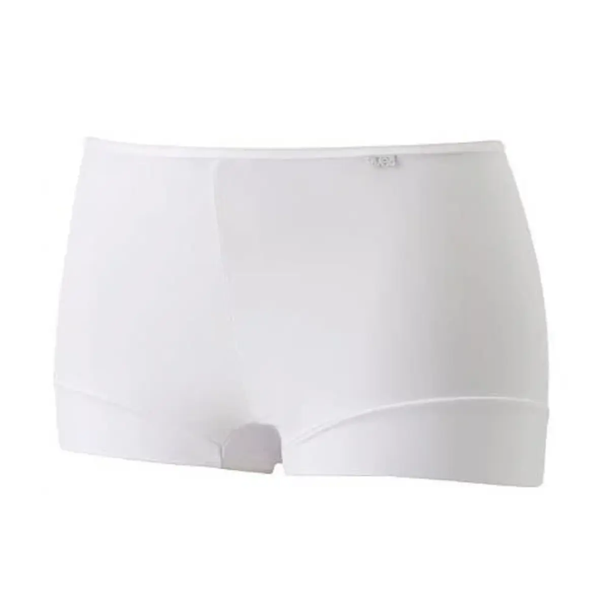 Avet dames boxershort katoen 38842 - Comfort short - katoenen ondergoed - wit -zwart - huidskleur - badstof kruisje