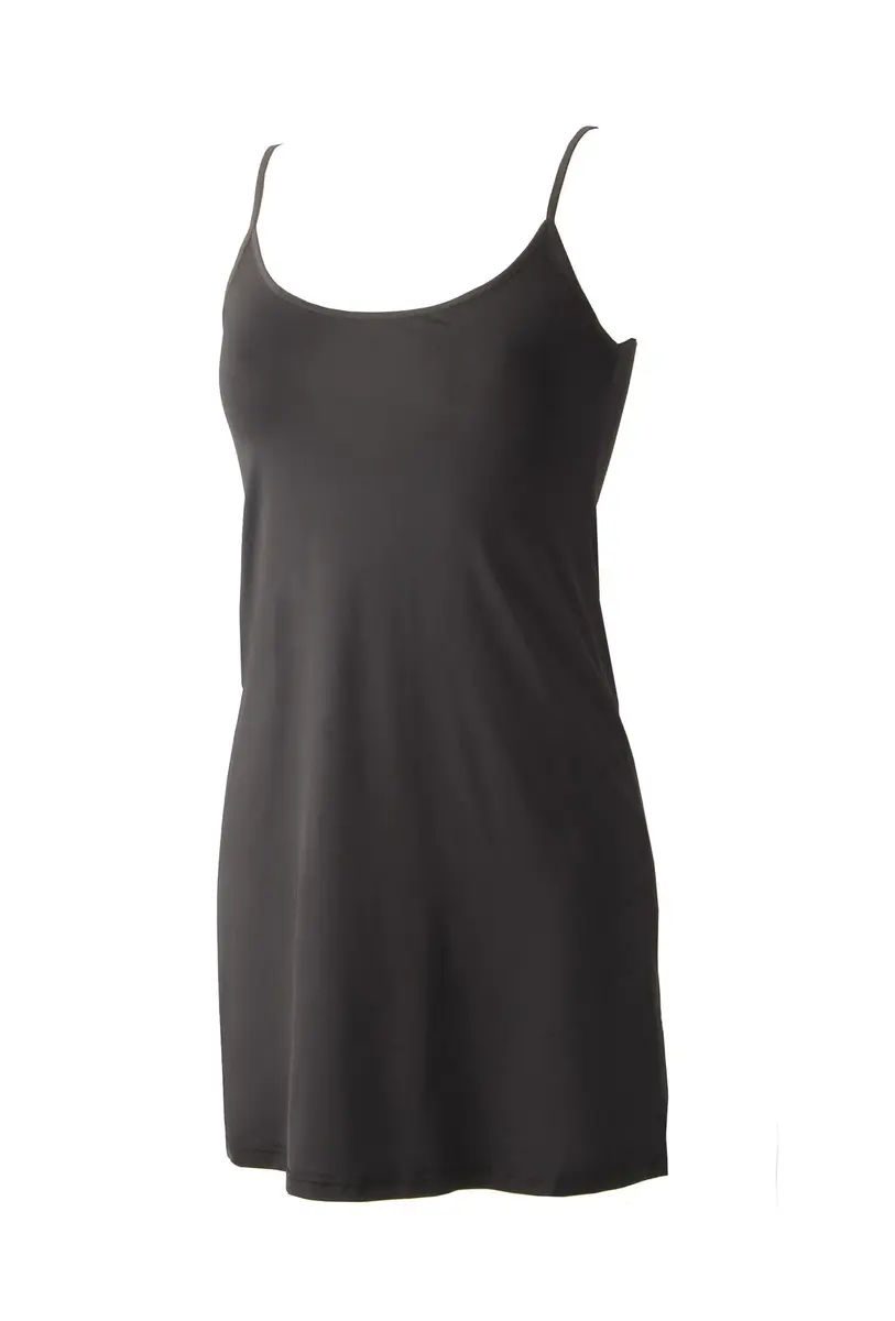 Avet gladde onderjurk spaghetti bandjes - 79190 - wit -zwart - huidskleur