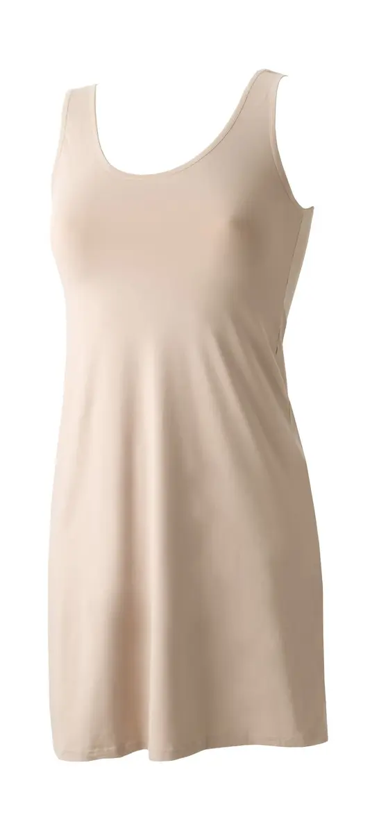 Avet gladde onderjurk microfiber - 79090 - wit - zwart - huidskleur