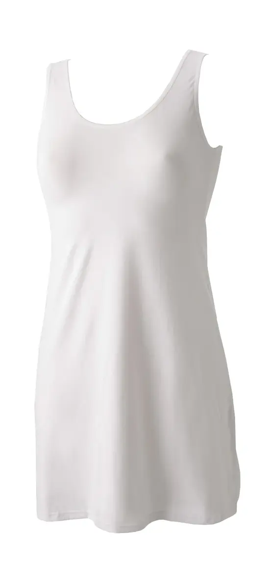 Avet gladde onderjurk microfiber - 79090 - wit - zwart - huidskleur