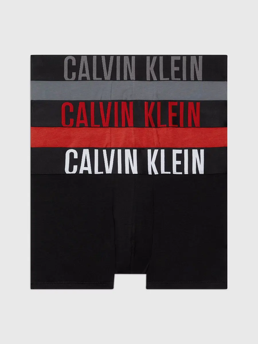 Calvin Klein 3-Pack Boxers heren - Intense Power - Biologisch katoenen heren onderbroeken zwart - Brede band