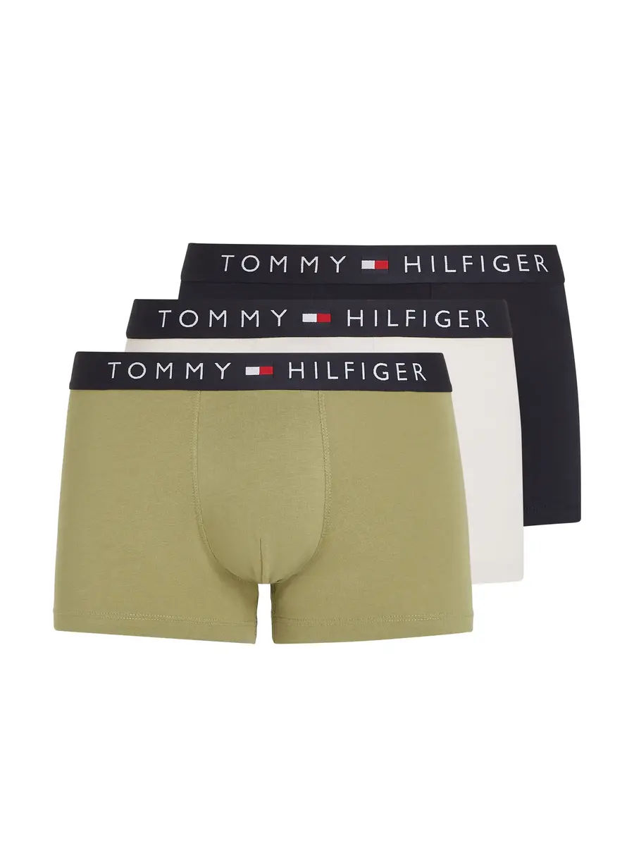Tommy Hilfiger 3-Pack Heren Boxershorts katoen - Blue - Heren onderbroeken