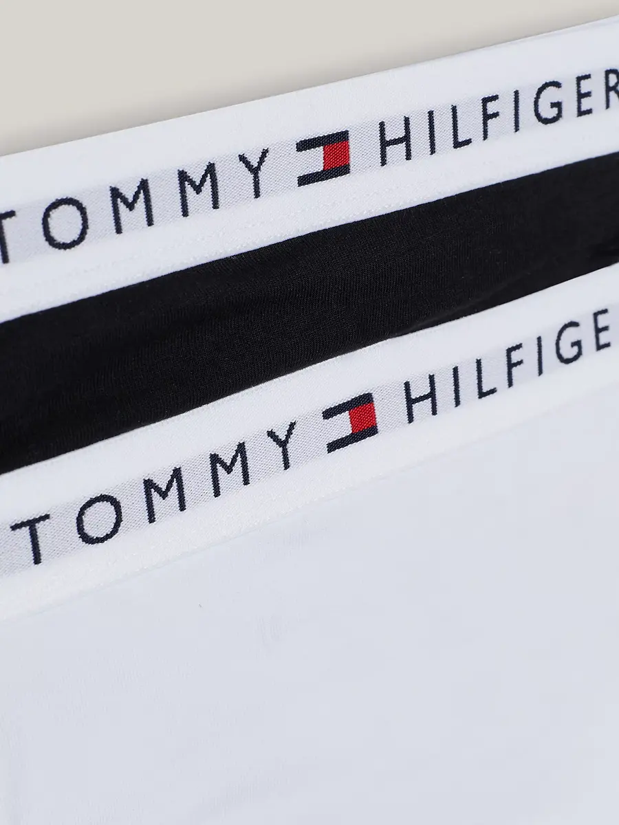 Tommy Hilfiger 2-pak meisjes slips- Zwart/wit - Meisjes onderbroeken Tommy Hilfiger 2-pak meisjes slips- Zwart/wit - Meisjes onderbroeken