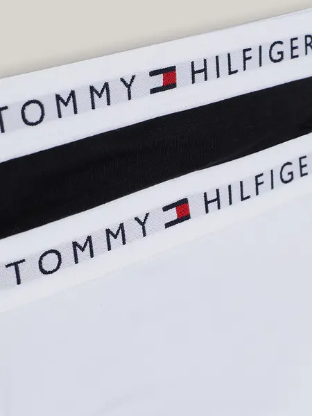 Tommy Hilfiger 2-pak meisjes slips- Zwart/wit -  Meisjes onderbroeken Tommy Hilfiger 2-pak meisjes slips- Zwart/wit -  Meisjes onderbroeken