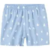 Name it meisjes pyjama set - hartjesprint - blauw