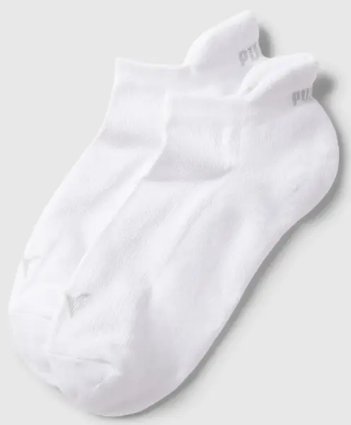 Puma 2 paar dames sneaker sokken katoen - Badstof zool - Sneakersokken wit, zwart en grijs Puma 2 paar dames sneaker sokken katoen - Badstof zool - Sneakersokken wit, zwart en grijs