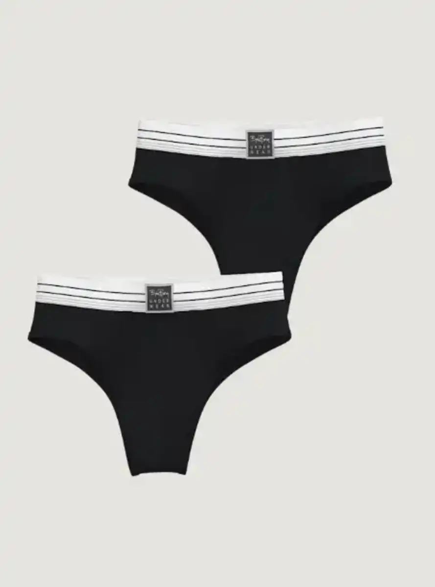 Bjorn Borg 2-pack dames high leg slips - Core Brief - Taille Dames onderbroeken Bjorn Borg 2-pack dames high leg slips - Core Brief - Taille Dames onderbroeken