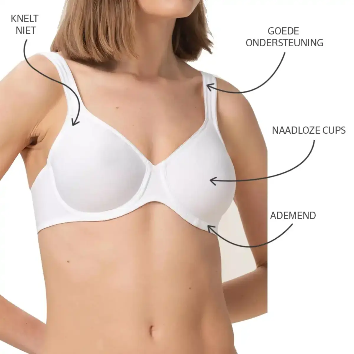 Triumph BH Modern Soft cotton W met beugel - Stevige katoenen bh - Voorgevormd Triumph BH Modern Soft cotton W met beugel - Stevige katoenen bh - Voorgevormd