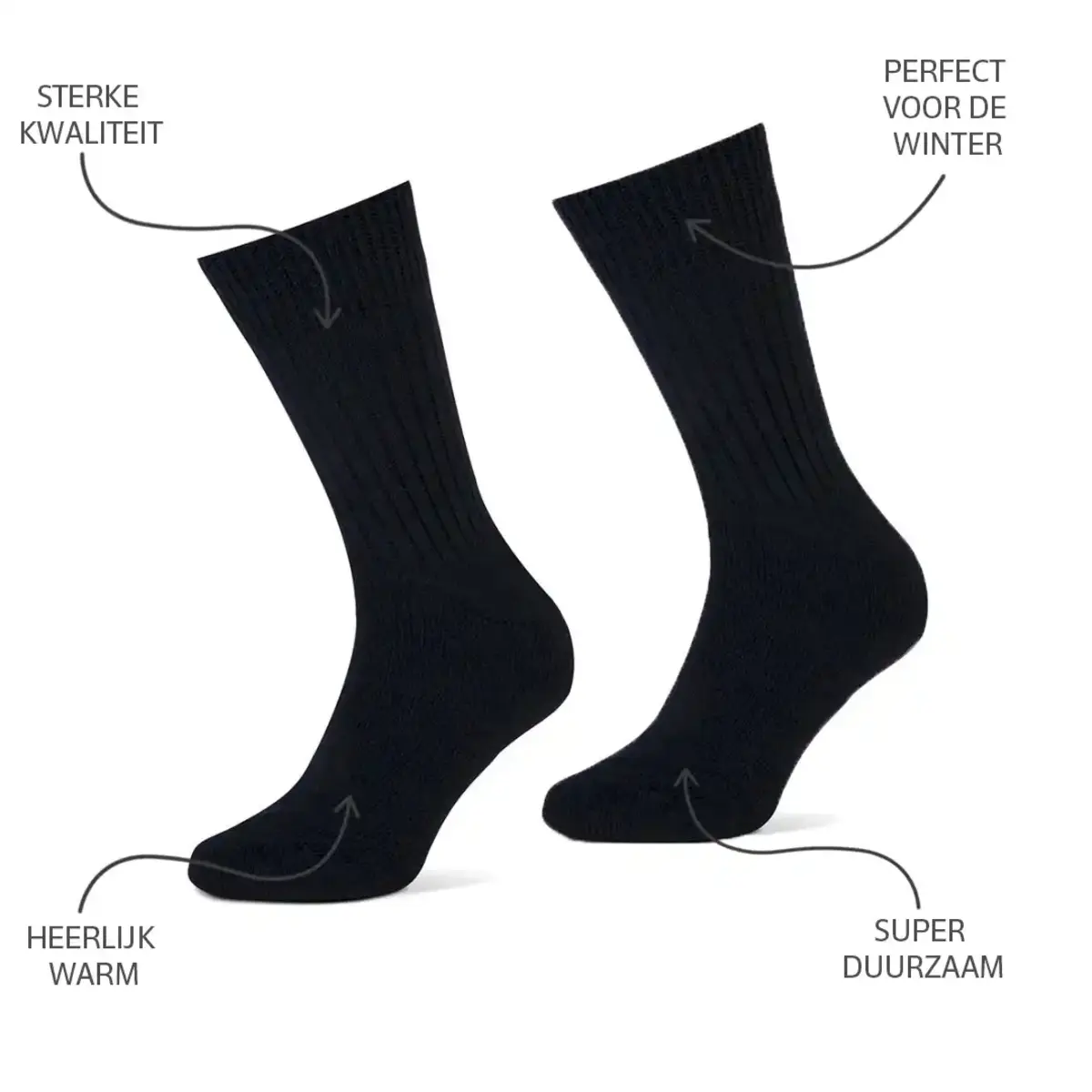 Stapp Thermo wollen sokken - Stapp Super - Duurzame stevige sokken Stapp Thermo wollen sokken - Stapp Super - Duurzame stevige sokken