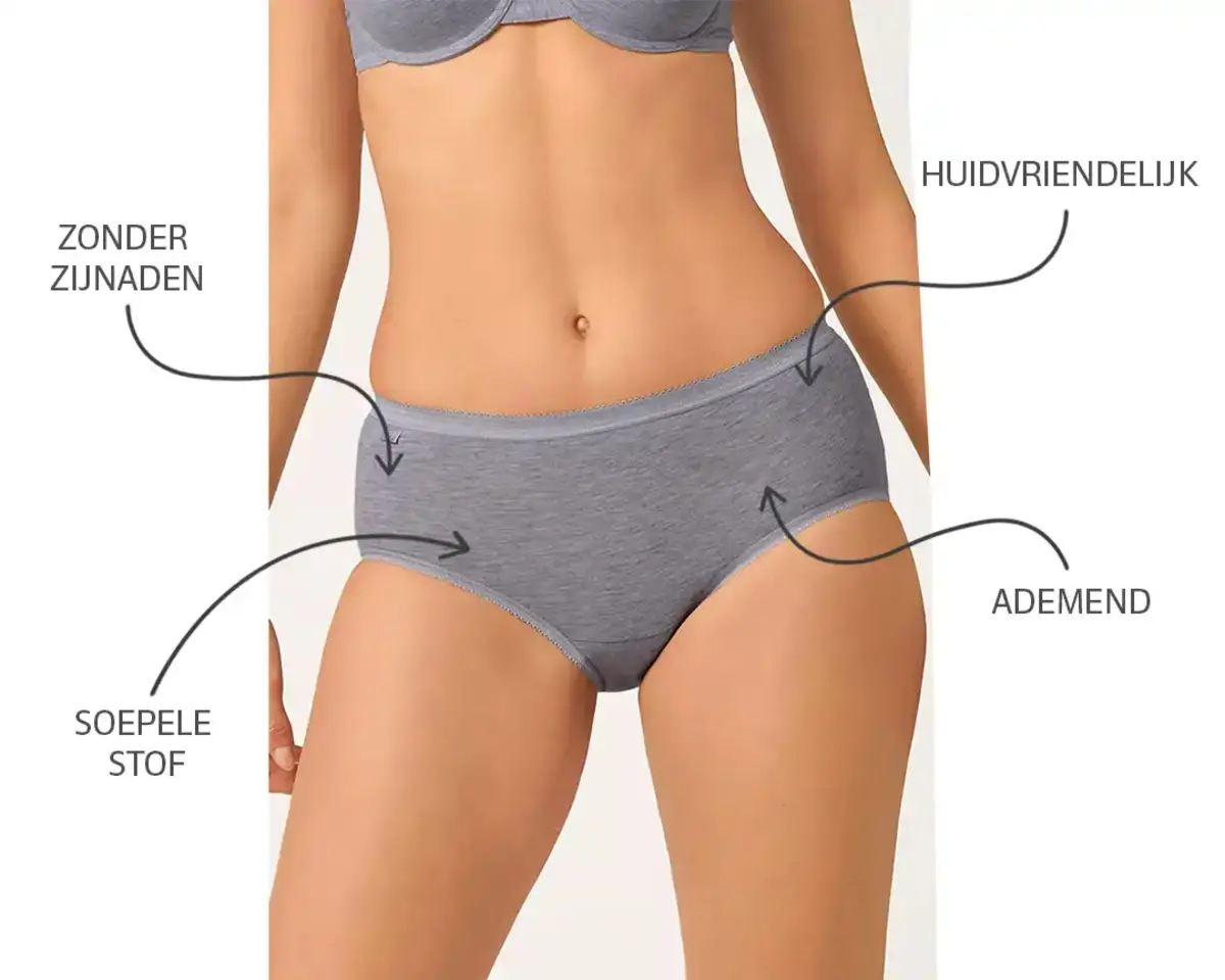 Sloggi 4-pack Basic Midi - dames heup slips (3+1 Gratis) - Heup slips vrouwen - katoenen Sloggi onderbroeken dames Sloggi 4-pack Basic Midi - dames heup slips (3+1 Gratis) - Heup slips vrouwen - katoenen Sloggi onderbroeken dames