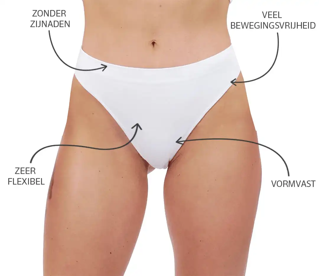 Naadloze String Dames Ivoor Tencel Micro Modal | Ollies Fashion