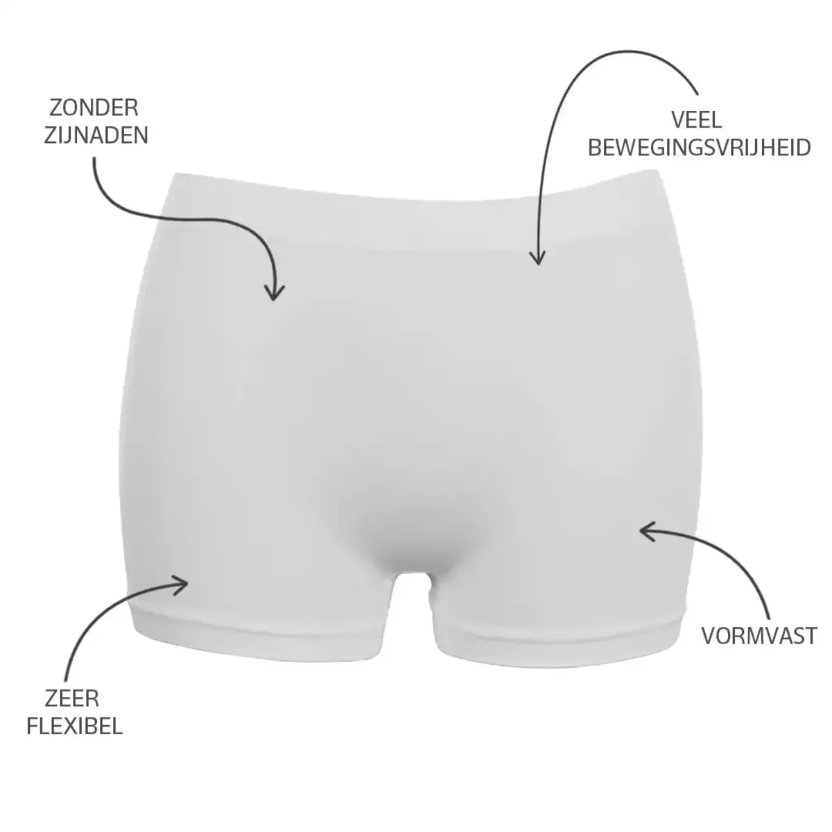 Perini meisjes boxershort microfiber - Naadloos Perini meisjes boxershort microfiber - Naadloos