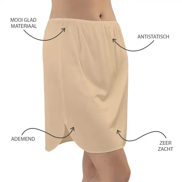 Nina von c Onderrok dames - 50CM - Jupon zwart, wit, huidskleur, champagne Nina von c Onderrok dames - 50CM - Jupon zwart, wit, huidskleur, champagne