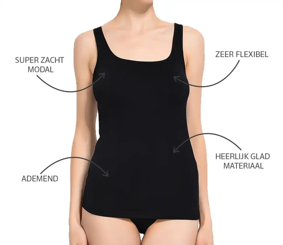 Nina von C dames hemd Pure Modal/Viscose - vrouwen singlet - Comfort hemd Nina von C dames hemd Pure Modal/Viscose - vrouwen singlet - Comfort hemd