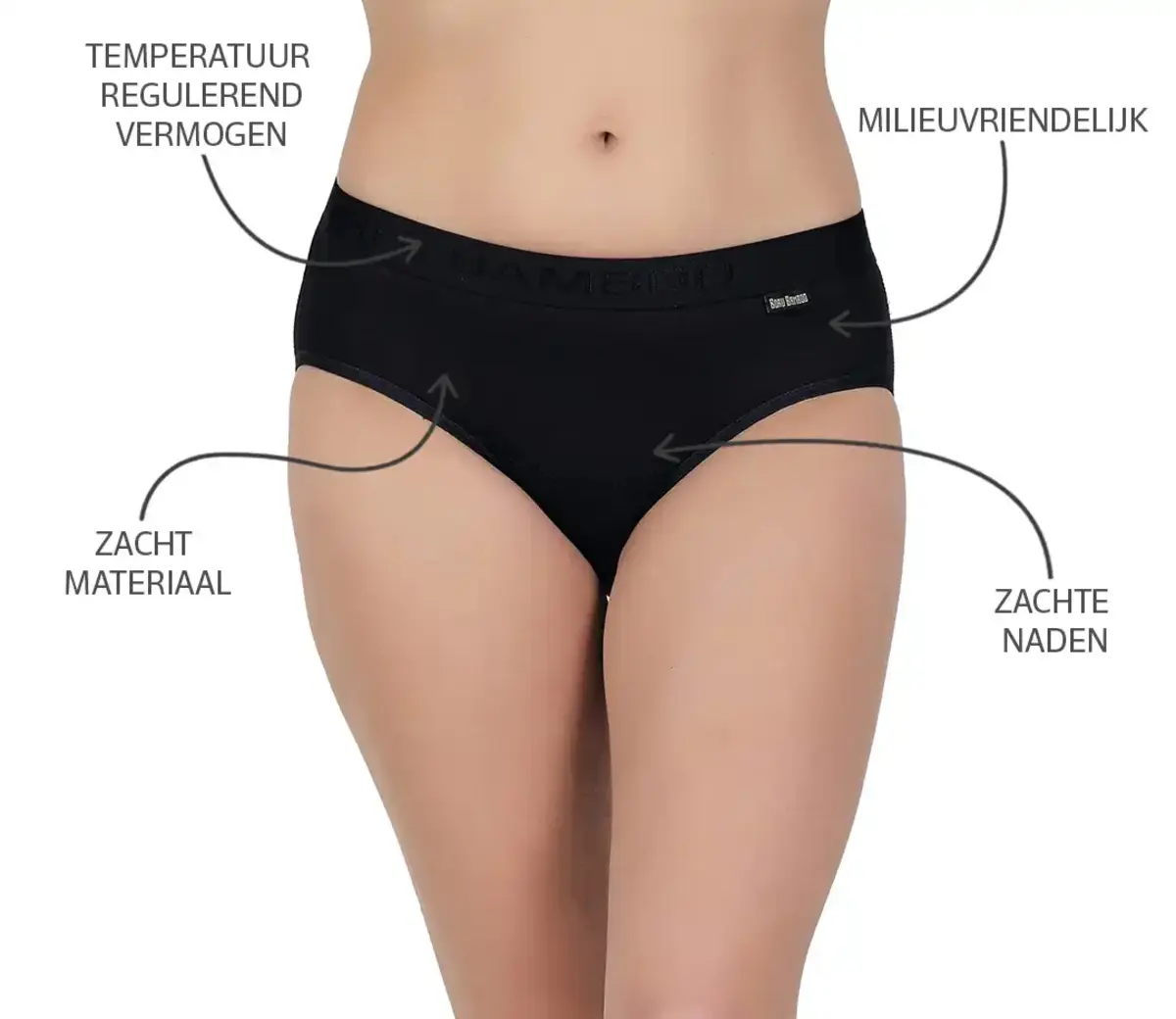 Boru bamboe ondergoed - dames heup slip - Bamboe ondergoed dames - Duurzaam Boru bamboe ondergoed - dames heup slip - Bamboe ondergoed dames - Duurzaam