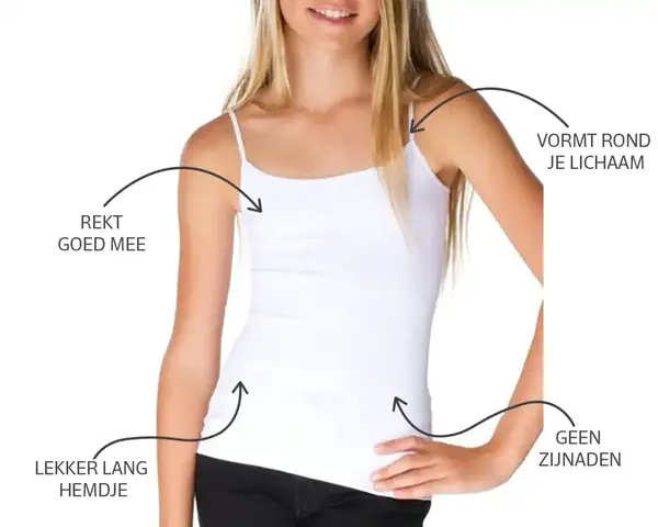 Beeren meisjes hemdje spaghetti bandjes - Natasja - Microfiber - Onderhemd kind - aansluitend - singlet Beeren meisjes hemdje spaghetti bandjes - Natasja - Microfiber - Onderhemd kind - aansluitend - singlet