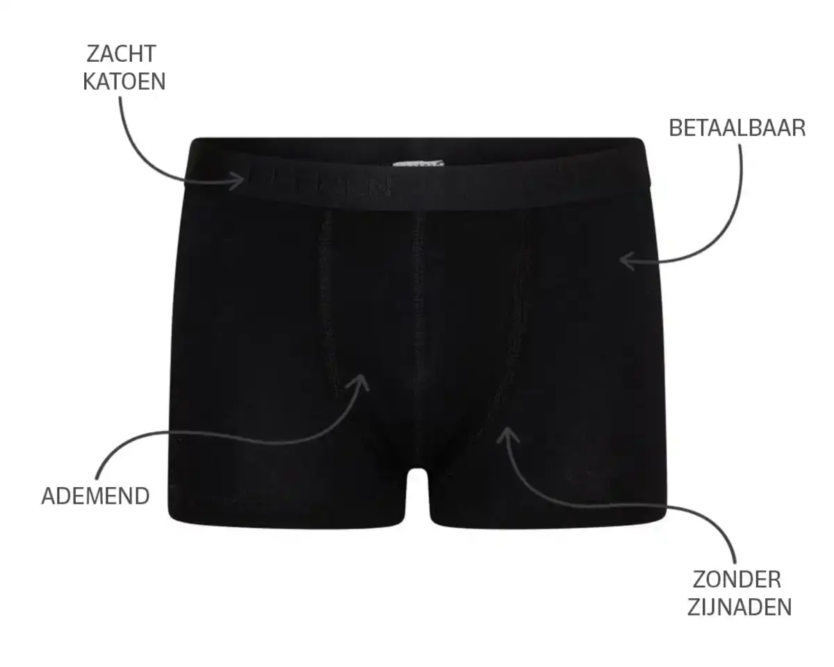 Beeren jongens 2-pak boxershort - Comfort Feeling - Jongens ondergoed  - Jongens onderbroek - Kinder onderbroek